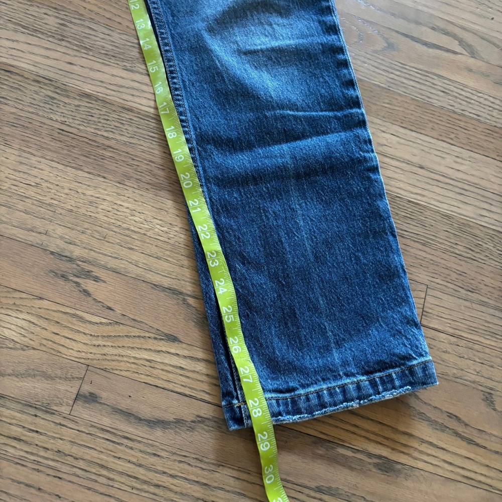 FRAME Le Sylvie Slender Straight Heritage Jeans Womens 30 Blue High Rise Denim - Picture 4 of 8